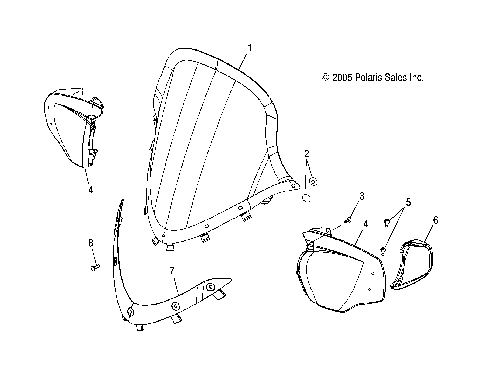 WINDSHIELD and MIRRORS - S07PY7FS/FE (4997519751A13)