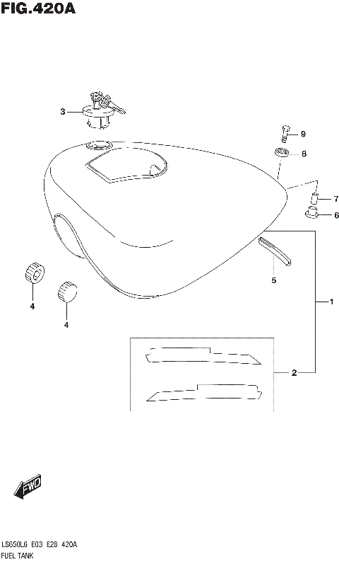 FUEL TANK (LS650L6 E03)