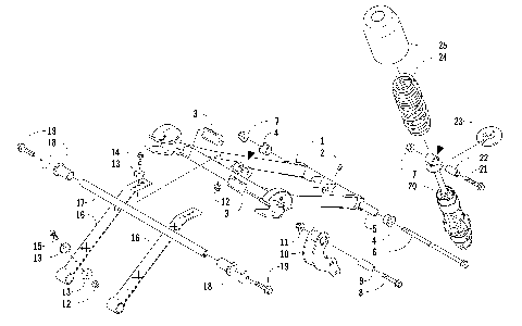 REAR SUSPENSION FRONT ARM ASSEMBLY [88245]