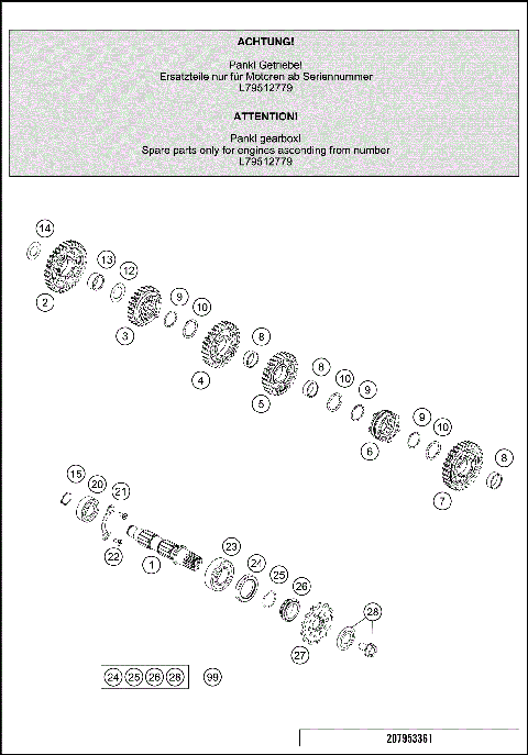 TRANSMISSION II - COUNTERSHAFT