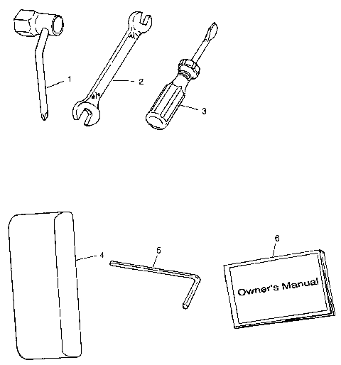 TOOL KIT SLTX B974590 and INTL. SLTX I974590 (4941214121B012)