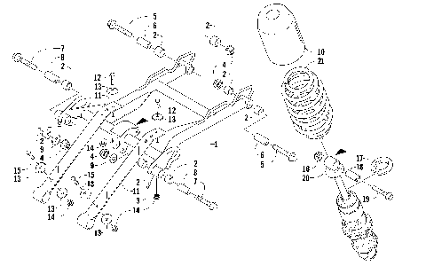 REAR SUSPENSION FRONT ARM ASSEMBLY [89321]