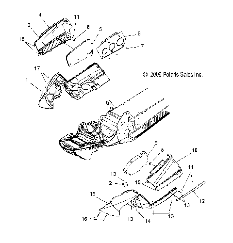 FENDERS and SIDE PANELS - S07PS6FS/FSA (49SNOWFENDERS600SWTCH)