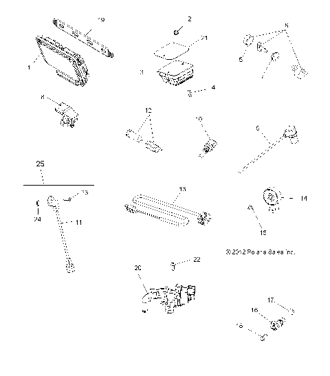 ELECTRICAL, SWITCHES, SENSORS, ECU and CONTROL MODULES - A13GH8EFK (49ATVSWITCHES13850SCRAM)