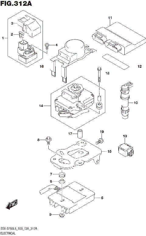 ELECTRICAL (GSX-S750L5 E03)