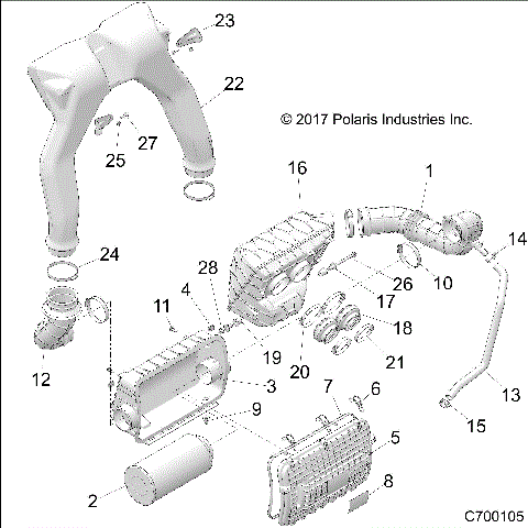 ENGINE, AIR INTAKE SYSTEM - Z19VGE99AK/AW/BK/BW (C700105)
