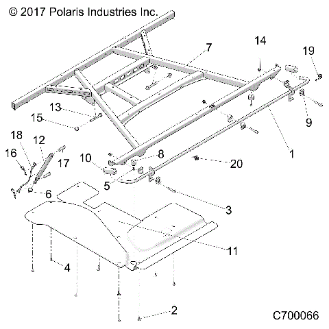 BODY, BOX, MOUNTING - R18RRU99AS/BS (C700066)