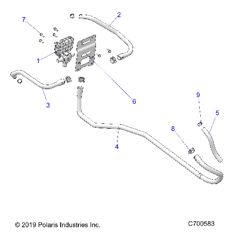 BODY, HEATER ROUTINGS - R25TAS99CK/EK (C700583)