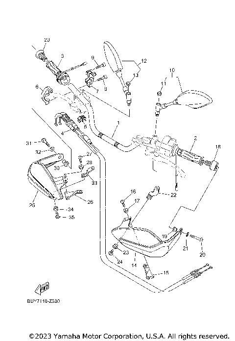 STEERING HANDLE & CABLE