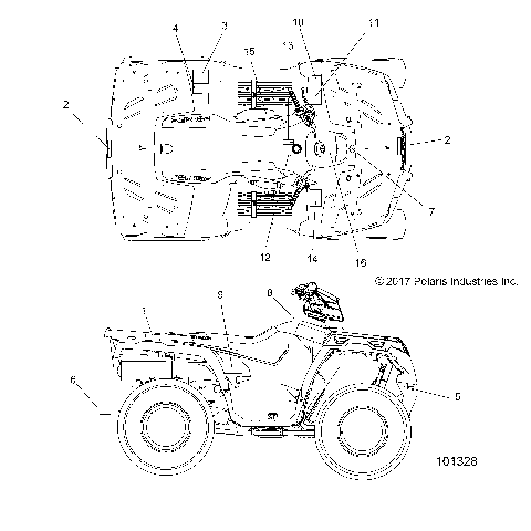BODY, DECALS - A19SEA50B1/B7/SEE50B7/B3/SEG50B4 [101328]