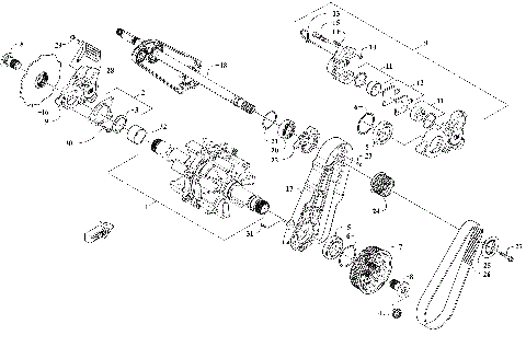 DRIVE TRAIN SHAFTS AND BRAKE ASSEMBLIES [111195]