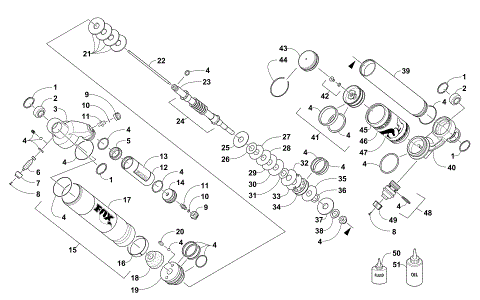 FRONT SUSPENSION SHOCK ABSORBER