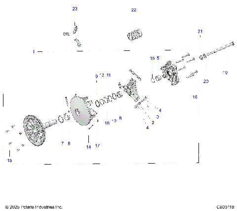 DRIVE TRAIN, CLUTCH, PRIMARY - S26AJB6RSL/REL/AJE6RSL (C603118)