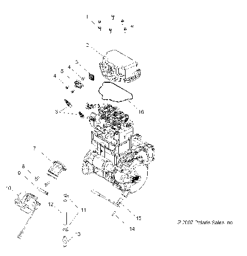 ENGINE, THROTTLE BODY MOUNTING - R08RH68 ALL OPTIONS (49RGRTHROTTLEBODY086X6)