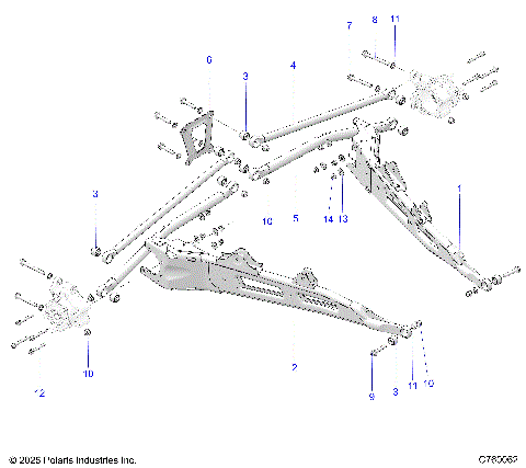 SUSPENSION, REAR TRAILING ARMS - Z26NMX99A4/A6 (C760062)