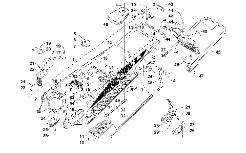 TUNNEL, REAR BUMPER, AND SNOWFLAP ASSEMBLY [101962]