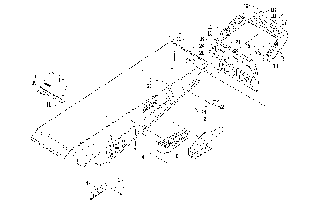 TUNNEL AND REAR BUMPER [86182]