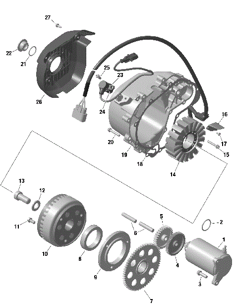 01- ROTAX - Magneto and Electric Starter