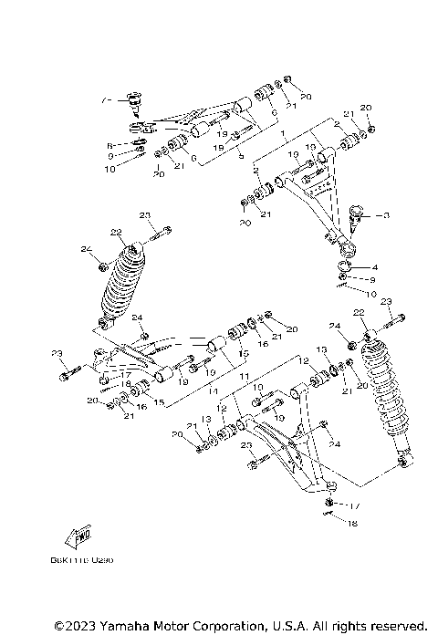 FRONT SUSPENSION & WHEEL
