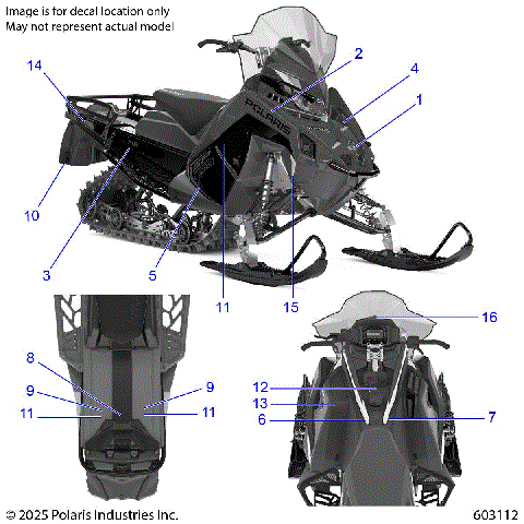 BODY, DECALS - S26TLF9FSL (603112)