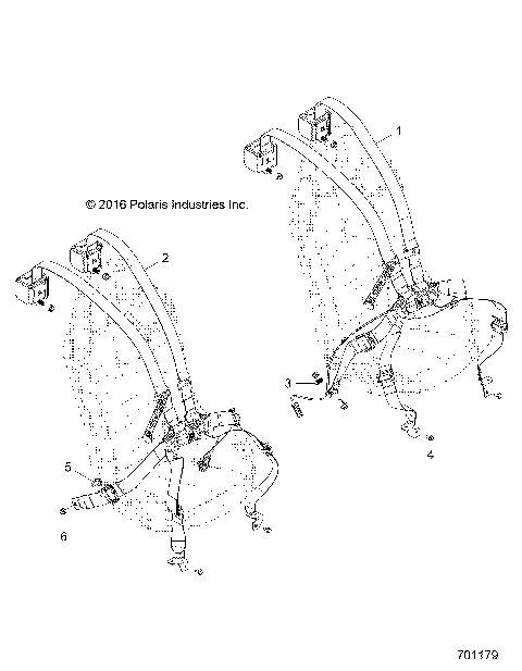 BODY, SEAT BELT MOUNTING - Z19VDR99AK/BK (701179)