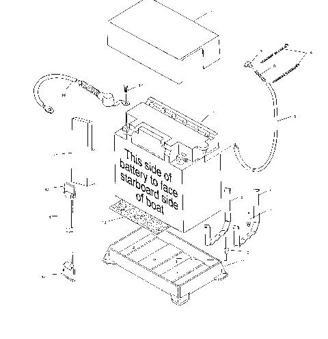 BATTERY BOX - W014999D (4964886488B005)