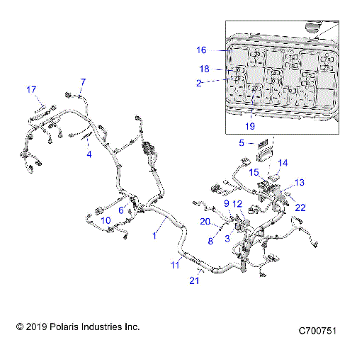 ELECTRICAL, WIRE HARNESS - Z20PAE92AC (C700751)