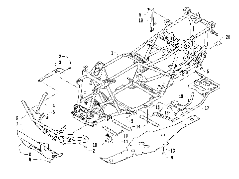 FRAME AND RELATED PARTS [92010]