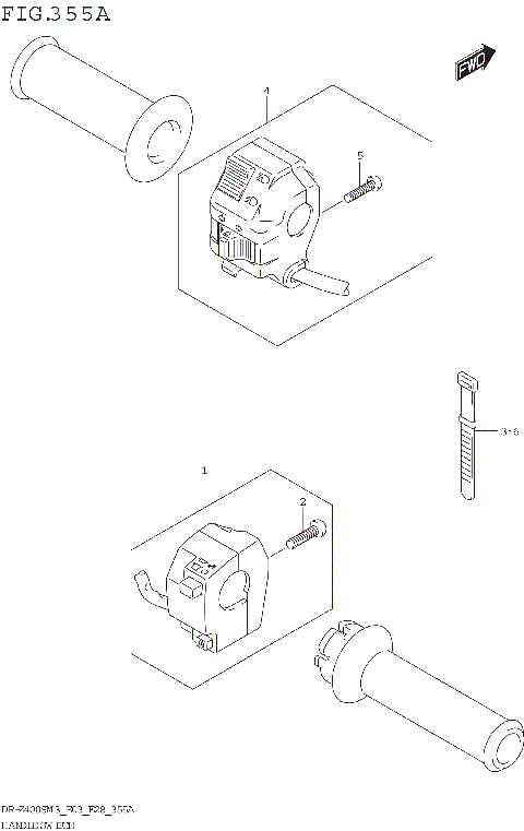 HANDLE SWITCH (DR-Z400SM3 E03)