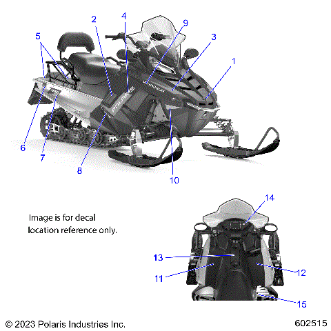 BODY, DECALS - S24CED5TSL/TSU (602515)