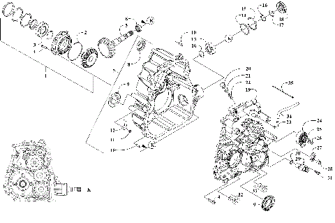 TRANSAXLE CASE/COVER  [305546]