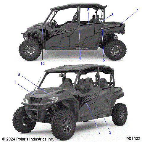 BODY, DECALS - G25GMP99AM (901003)