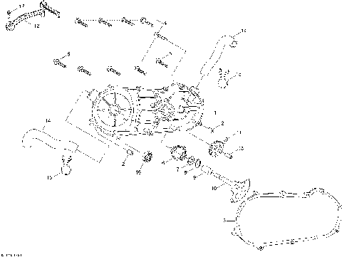 05- CVT Cover And Kick Stater