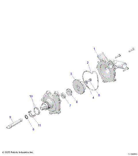 ENGINE, WATERPUMP ASSEMBLY - D26P2A99A4/B4/G99A4/U99A4/B4/W99A4 (C1205015)