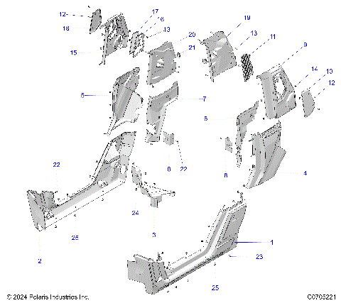 BODY, LOWER ROCKERS, REAR FENDERS, PILLARS