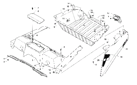 CARGO BOX AND TAILLIGHT ASSEMBLY [300894]