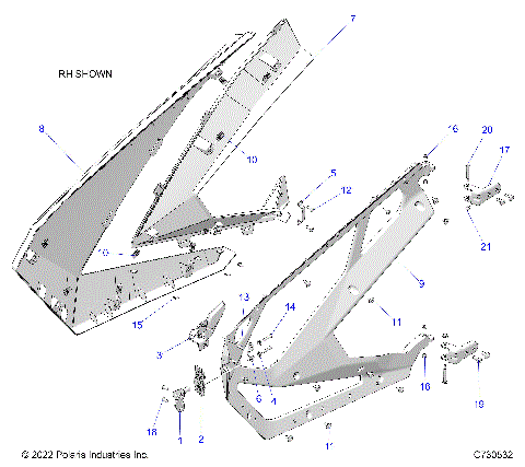 BODY, DOORS - Z23GAE92A/92B (C730532)