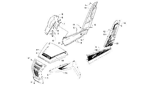 FRONT AND SIDE PANEL ASSEMBLIES [302066]