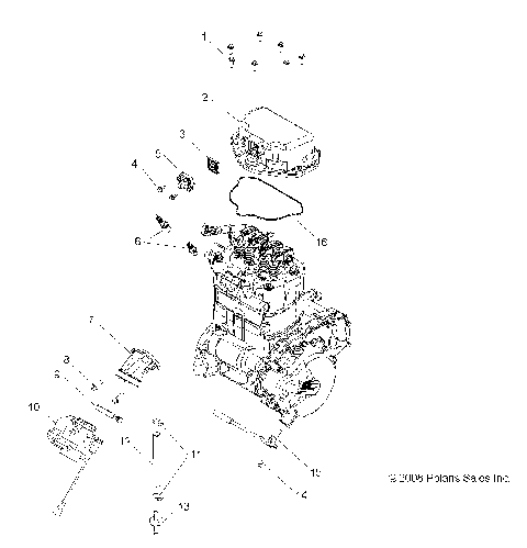 ENGINE, THROTTLE BODY and VALVE COVER - R09HH68/HY68 ALL OPTIONS (49RGRTHROTTLEBODY097004X4)