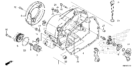 RIGHT CRANKCASE COVER