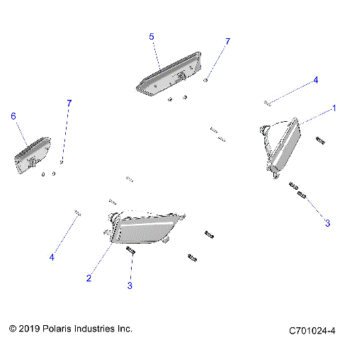 ELECTRICAL, HEADLIGHTS AND TAILLIGHTS - Z25ASE87A5 (C701024-4)