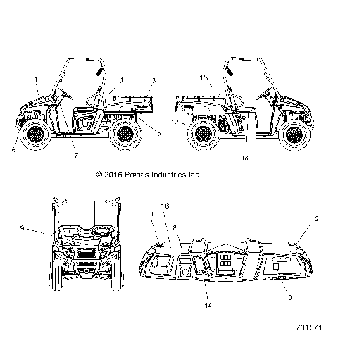 BODY, DECALS - R17RMAE4G8/G9/N8/MAE4H8 (701571)