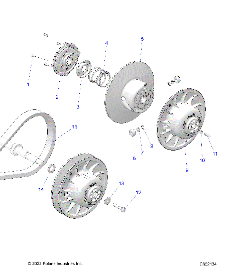 DRIVE TRAIN, CLUTCH, SECONDARY - S24TKP9FS (C602134)