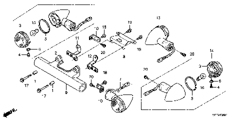 TURN SIGNAL (VT750C2B)