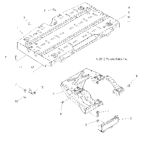 BODY, REAR RACK and BRUSHGUARD - A14YN8EAJ/EAT (49MVRACKRR12SP850)