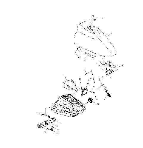 FRONT STORAGE COMPARTMENT - B995095 (4951455145A010)