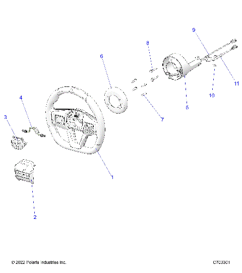 STEERING, WHEEL - Z25R4E2KA4/B4  (C703301)