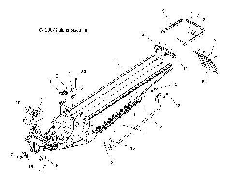CHASSIS (SPECIAL 08 BUILD) - S08PG8ES (49SNOWCHASSIS08800RMK)