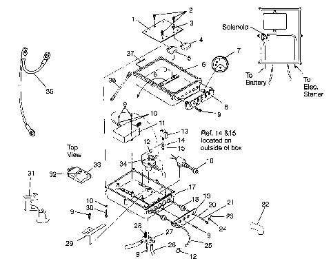 ELECTRICAL BOX SL 900 B964291 and  Intl. SL 900 I964291 (4935583558B011)