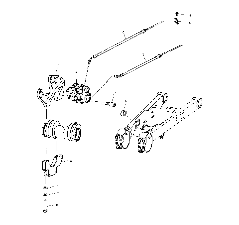 REAR CALIPER MOUNTING - C10CL50AA (4978707870C08)